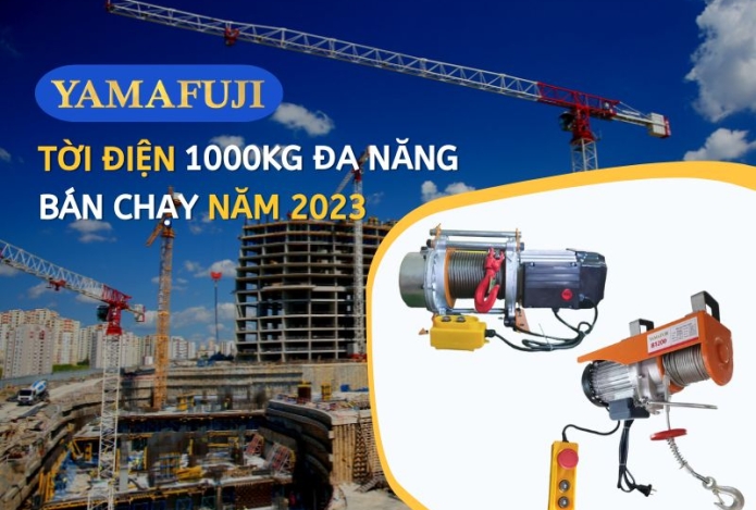 [Tời Điện 1000kg Đa Năng Yamafuji] Bán Chạy Năm 2024